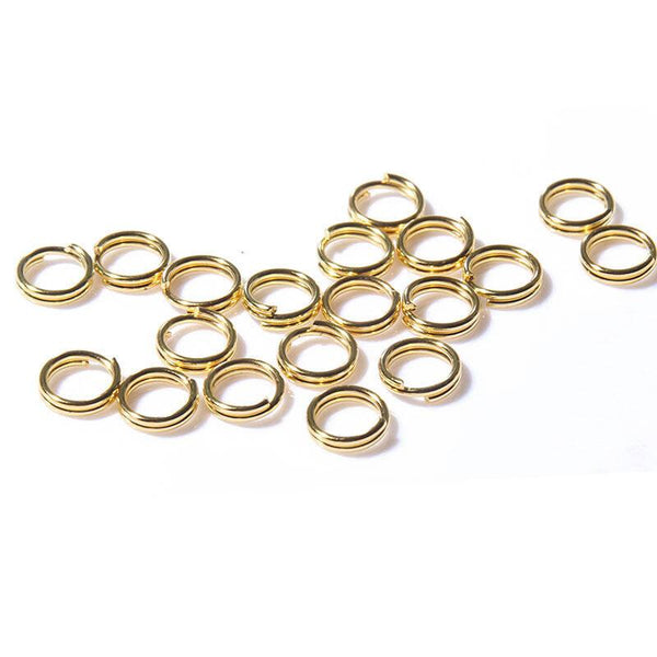 Stainless Steel Split Rings Double Loop Jump Rings Mini Connector Key Rings for Jewelry Making Necklaces Bracelet Earrings